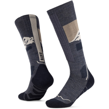Skarpetki Buff MERINO HW OVER THE CALF SOCKS HWO1 NIGHT BLUE L