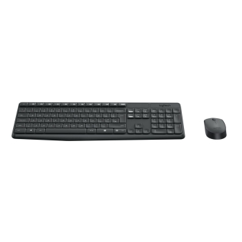 Logitech Klawiatura MK235 Wireless KBD+Mouse Grey CZ
