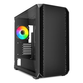 Etui Sharkoon MK2 RGB Micro-ATX 1xGlass Czarne