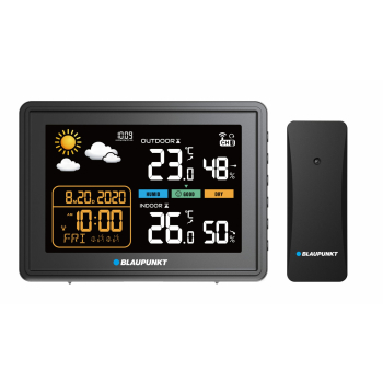 BLAUPUNKT Stacja pogodowa z czujnikiem zewnętrznym WS30BK