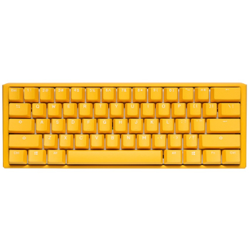 Ducky One 3 Yellow Mini klawiatura Gaming USB Niemiecki Żółty