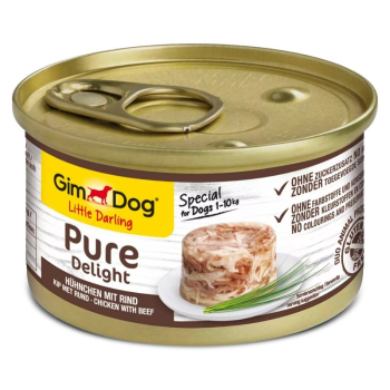 GimCat Pure Delight kurczak z wołowiną 85g