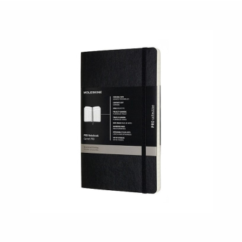 MOLESKINE Notes  PROFESSIONAL L (13x21 cm), miękka oprawa, 192 strony, czarny