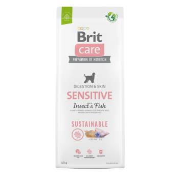 Brit Care Sustainable Sensitive Insect & Fish - sucha karma dla psa - 12 kg