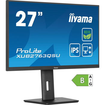 Monitor IIYAMA 68.6cm (27") XUB2763QSU-B1 16:9 HDMI+DP+USB IPS Lift