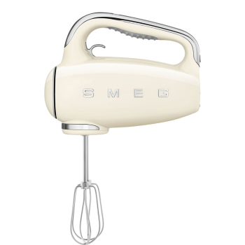 Mikser ręczny Smeg HMF01CREU w kremie w stylu retro z lat 50.