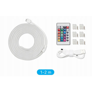 Taśma LED Vention Silicone Neon z pilotem IR zasilanie USB 5V 2m