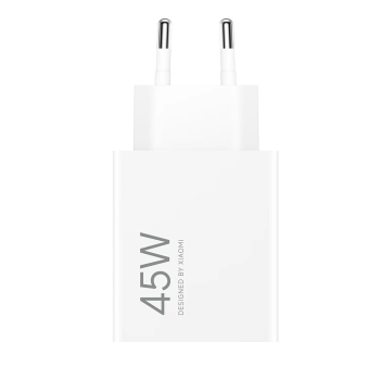 Ładowarka sieciowa Xiaomi 45W Turbo Charging Power (Type-A) EU Wall Charger, USB Type-A port, without cable, White