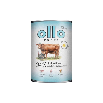 Ollo Plus Puppy Kolagen Indyk i Wołowina 400g