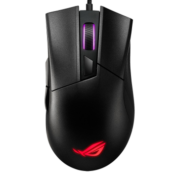 ASUS ROG Gladius II Core myszka Gaming Po prawej stronie USB Typu-A Optyczny 6200 DPI