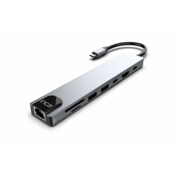 Inca ITPC-7T huby i koncentratory USB Type-C 1000 Mbit/s Aluminium