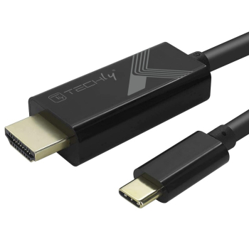 Techly IADAP USBC-HDMI2TY zewnętrzna karta graficzna usb 3840 x 2160 px Czarny