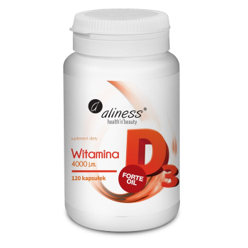 Aliness Witamina D3 Forte Oil 4000 j.m. x 120 caps