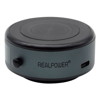 RealPower ChargeAir MAG Car Uchwyt pasywny Telefon komórkowy/Smartfon Czarny