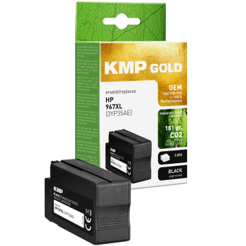 KMP GOLD Patrone HP 967XL (3JA31AE) black 3000 S. remanufactured