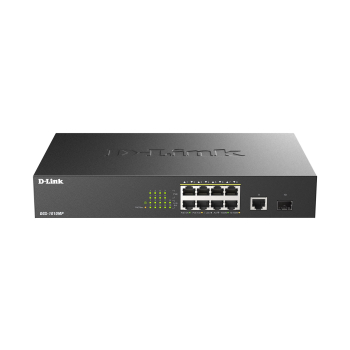 D-Link DGS 1010MP - Switch - niezarządzalny - 8 x PoE++ 1 - Switch - 1 Gbps