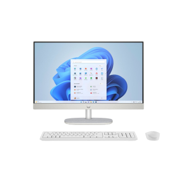 HP AIO 24-cr0124nw i3-N300 23.8"FHD IPS 250nits AG 8GB DDR4 3200 SSD512 UHD Cam720p kB+Mouse Win11 Shell White 2Y