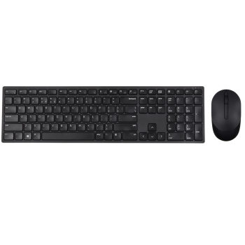 DELL KM5221W klawiatura RF Wireless QWERTY Amerykański międzynarodowy Czarny