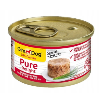GimCat Pure Delight tuńczyk z wołowiną 85g
