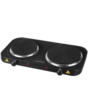 ESPERANZA KUCHENKA ELEKTRYCZNA YELLOWSTONE 1500W + 1000W CZARNA EKH014K (OUTLET)