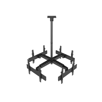 Equip 650372 uchwyt do tablic informacyjnych 165,1 cm (65") Czarny