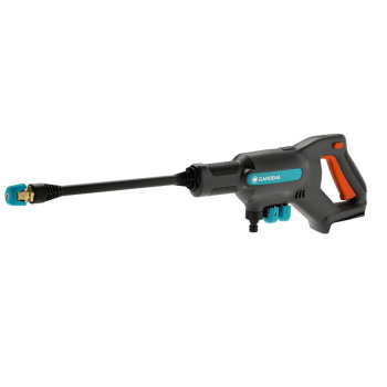 Gardena AquaClean 24/18V P4A podkładka ciśnieniowa Kompaktowy Bateria 250 l/h Czarny, Niebieski, Pomarańczowy