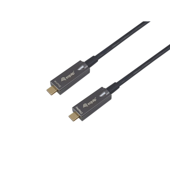 Wyposażony aktywny kabel optyczny USB-C M/M 10m PD 60W 4K/60Hz 10Gbps Wideo+Dane+PD