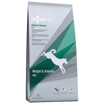 TROVET Weight & Diabetic WRD z kurczakiem - sucha karma dla psa - 12,5 kg