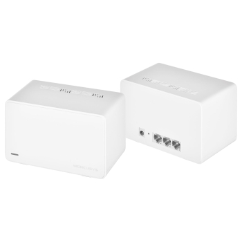 System Mercusys Halo H80X (2-pack) Dual-band (2.4 GHz/5 GHz) Wi-Fi 6 (802.11ax) Biały 3 Wewnętrzny