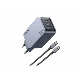 Ugreen Nexode 3- Port szybka ładowarka GaN 100 W / 2x USB-C / USB
