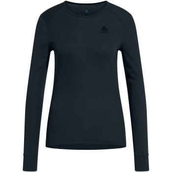 Bielizna termoaktywna z długim rękawem Odlo BL TOP crew neck l/s ACTIVE WARM roz. M Niebiesko-szara