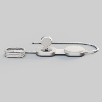 ZENS Charging Cable USB C-C Pro 3 - magnetyczny kabel USB C-C do ładowania przewodowego do 240 W, wspiera Qi2 15 W, możliwość ładowania 3 urządzeń jed