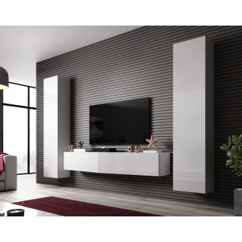 Zestaw meblowy VIGO SLANT 2 biały/biały połysk