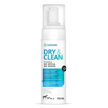 Eurowet Dry&Clean Pianka do mycia na sucho dla psa i kota 150ml