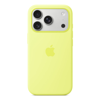Silikonowe etui Apple iPhone 17 Pro z MagSafe (neonowo-żółte)