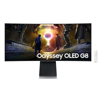 Samsung LS34DG850SUXDU monitor komputerowy 86,4 cm (34") 3440 x 1440 px OLED Srebrny