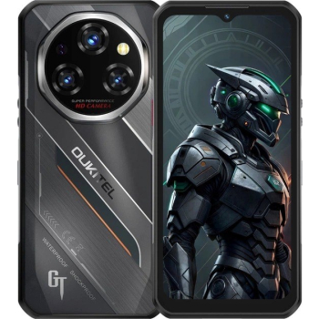 Oukitel WP62 6,58" Smartphone Dual SIM Android 15 5G USB Type-C 8 GB 256 GB 11000 mAh Czarny
