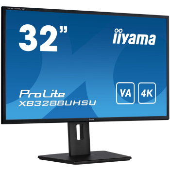 Monitor komputerowy iiyama ProLite XB3288UHSU-B5 80 cm (31.5") 3840 x 2160 px 4K Ultra HD LCD Czarny