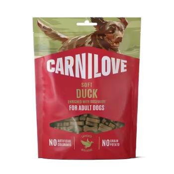 CARNILOVE Dog SOFT Snack Duck enriched with Rosemary 200 g