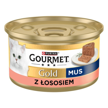 PURINA GOURMET GOLD Mus z łososiem 85g