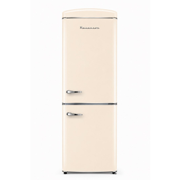 Lodówka Retro Ravanson LKK-315RC 597mm x 707mm x 1943 mm | 315l | Total No Frost | klasa E | kremowy