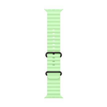 Apple Pasek 49mm Neon Żółty Ocean Band - Tytanowy Czarny