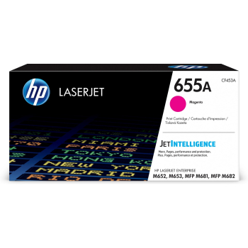 HP 655A oryginalny wkład LaserJet z purpurowym tonerem