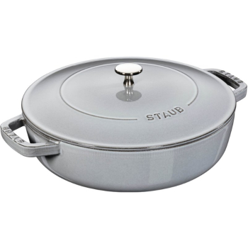 Głęboka patelnia do duszenia z pokrywką STAUB 40511-470-0 - grafitowa 28 cm