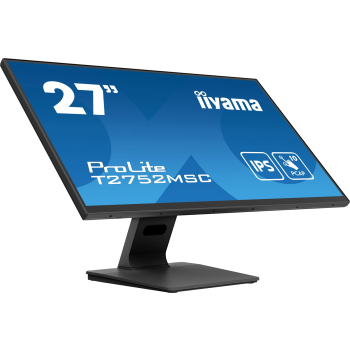 iiyama ProLite T2752MSC-B1 monitor komputerowy 68,6 cm (27") 1920 x 1080 px Full HD LED Ekran dotykowy Czarny