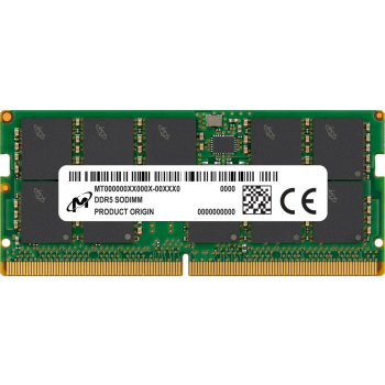 Micron SO-DIMM ECC DDR5 16GB 1Rx8 4800MHz PC5-38400 MTC10C1084S1TC48BA1R