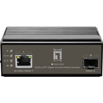 LevelOne GB Konwerter RJ45->SFP 1Gbps Przemysłowy