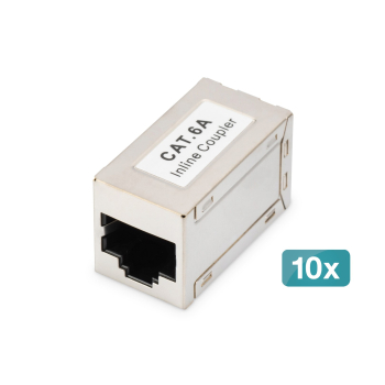 Digitus Modułowy łącznik wtykowy CAT 6A, ekranowany - 10 kst