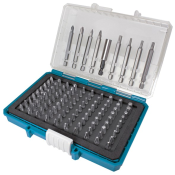 Makita P-81050 - Bit-Box mit Bits in den Längen 25 mm und 75 mm - 99-teilig