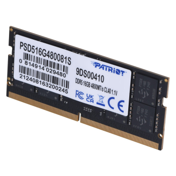 PATRIOT SIGNATURE SO-DIMM DDR5 16GB 4800MHz 1 Rank